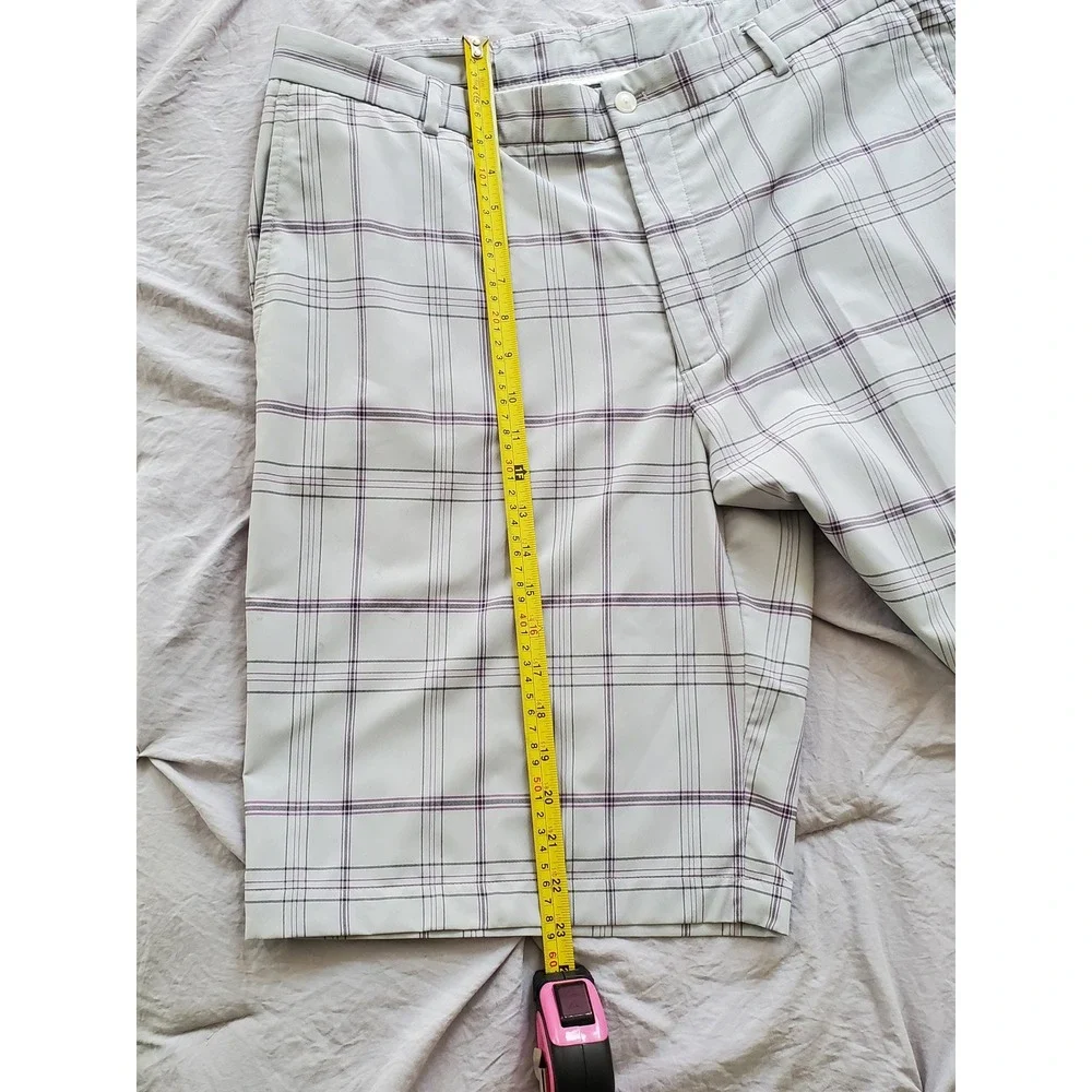 Slazenger Plaid Golf/Bermuda‎ Shorts Men's (Size 38) Flawed/READ DESCRIPTION
